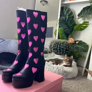 Dolls Kill Sugar Thrillz Dark Retro Romance Shoes